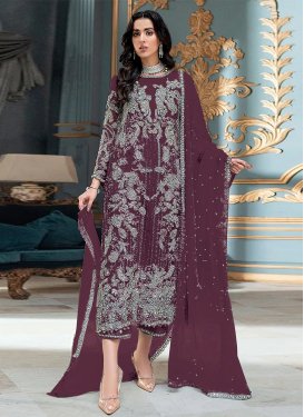 Georgette Pant Style Pakistani Salwar Suit
