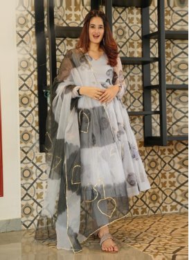 Georgette Readymade Anarkali Salwar Suit For Ceremonial
