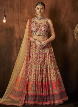 Georgette Readymade Lehenga Choli For Party