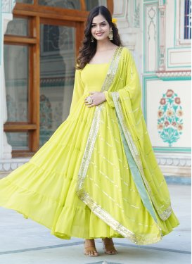 Georgette Readymade Long Length Gown