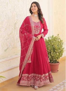 Georgette Readymade Long Length Gown