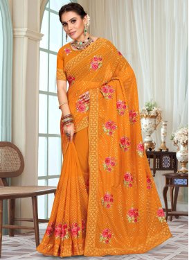 Georgette Trendy Classic Saree