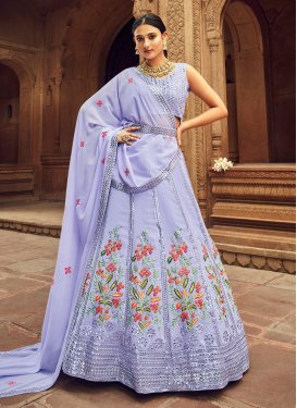 Georgette Trendy Designer Lehenga Choli