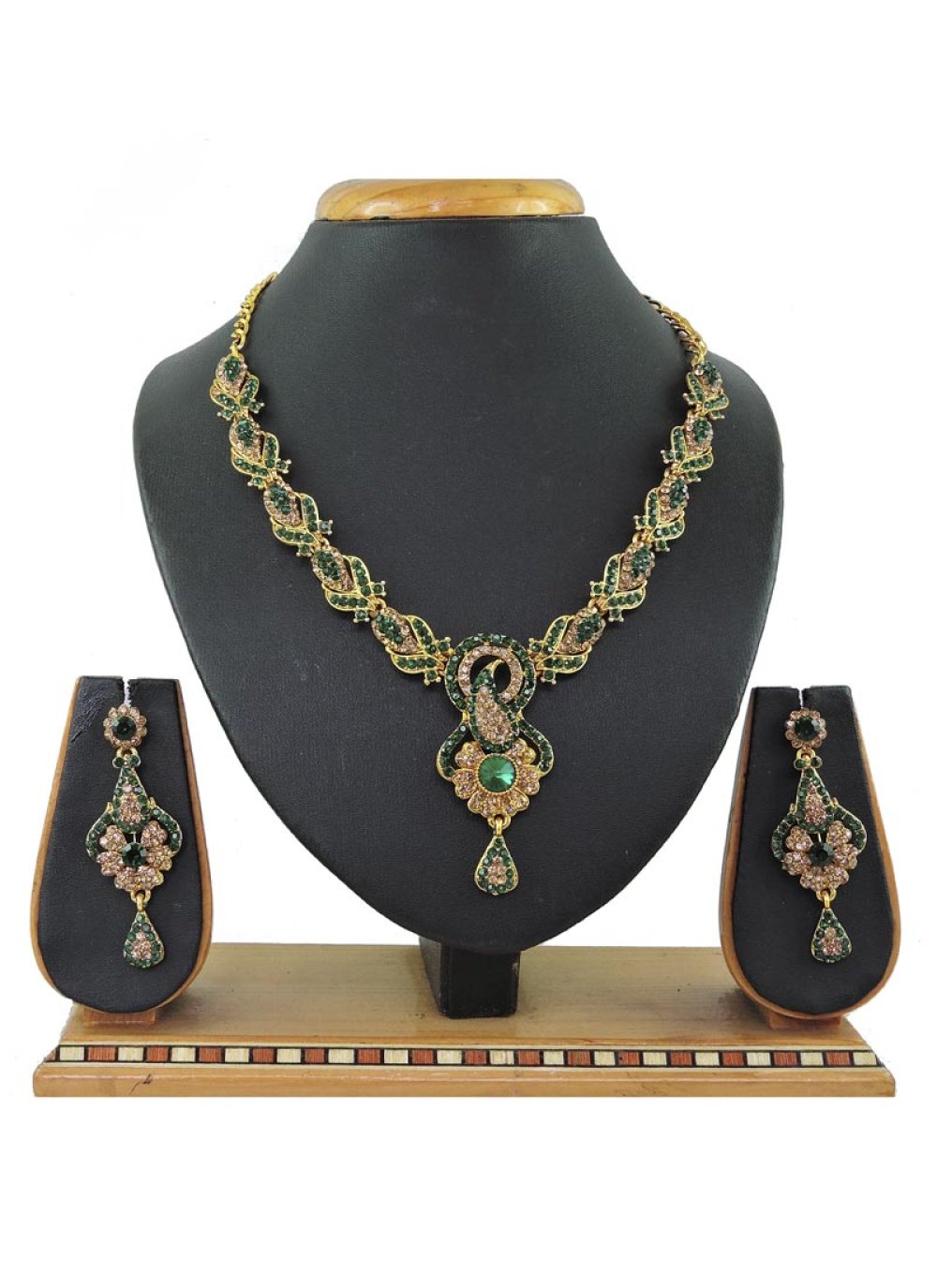 Glorious Beads Work Necklace Set For Festival