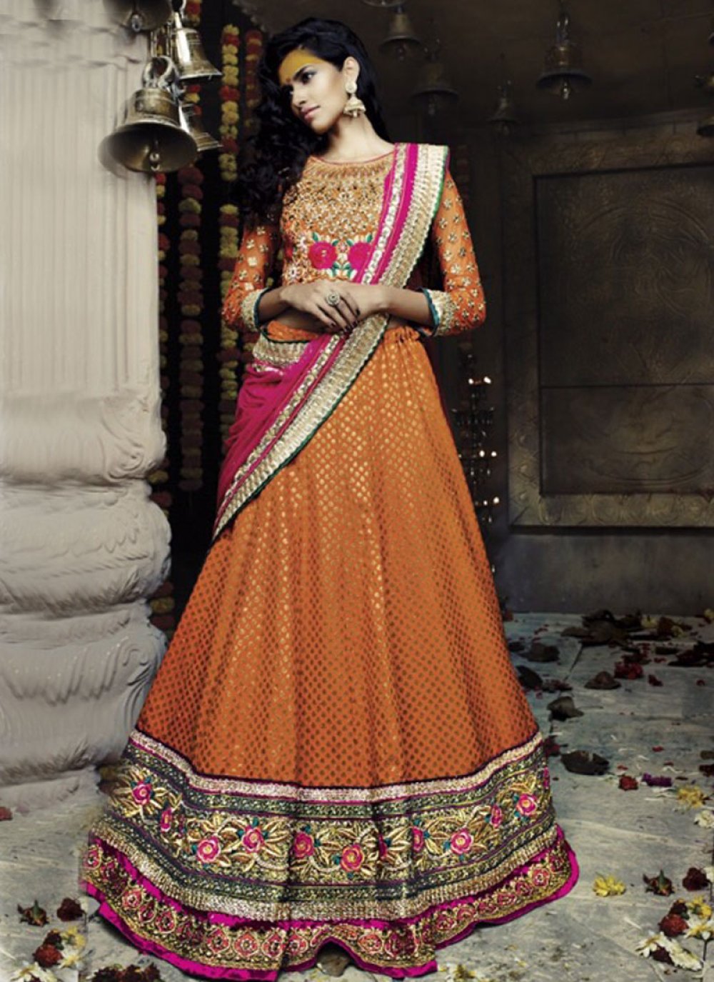 Heritage Styles Maroon Pure Zari Work Bridal Lehenga – Heritage India  Fashions