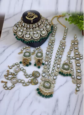 Gold Rodium Polish Alloy Bridal Jewelry