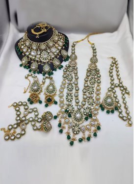 Gold Rodium Polish Alloy Bridal Jewelry For Bridal