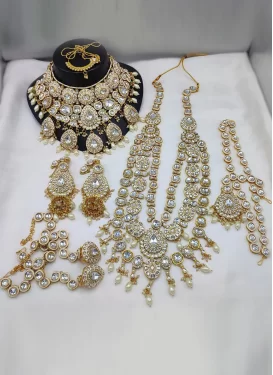 Gold Rodium Polish Bridal Jewelry For Bridal