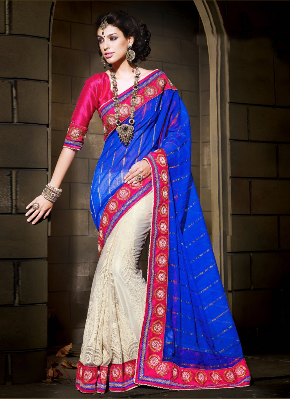 new PURE SOFT BANARASI SILK half saree