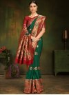 Green Weaving Designer Traditional Saree - 1