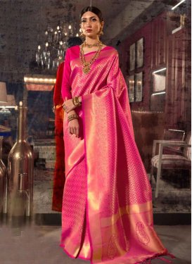 Handloom Silk Designer Contemporary Style Saree