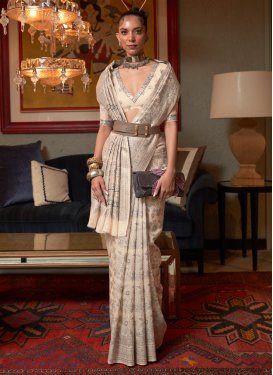 Handloom Silk Designer Contemporary Style Saree For Festival