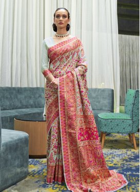 Handloom Silk Designer Traditional Saree For Ceremonial