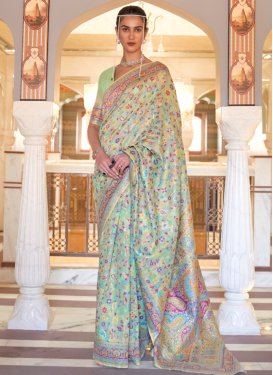 Handloom Silk Traditional Designer Saree For Ceremonial