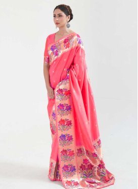 Handloom Silk Trendy Classic Saree For Ceremonial