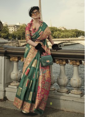 Handloom Silk Trendy Classic Saree For Festival