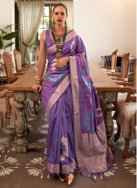 Handloom Silk Trendy Designer Saree