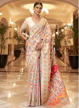 Handloom Silk Trendy Saree For Ceremonial