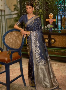 Handloom Silk Woven Work Classic Designer Saree