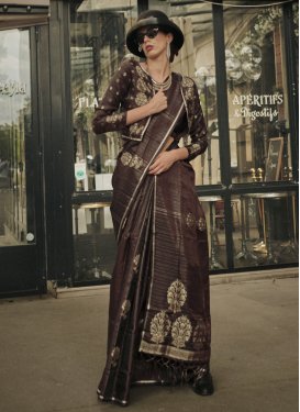 Handloom Silk Woven Work Traditional Designer Saree