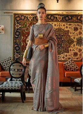 Handloom Silk Woven Work Traditional Saree