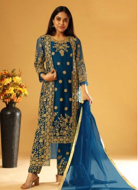 Jacket Style Salwar Kameez For Ceremonial