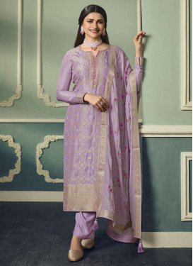 Jacquard Silk Pant Style Designer Salwar Kameez