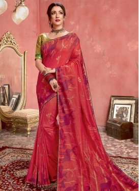 Jacquard Silk Traditional Designer Saree