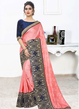 Jacquard Silk Trendy Classic Saree