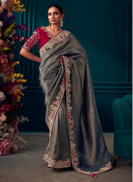 Kanjivaram Silk Designer Contemporary Saree