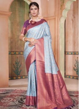 Kanjivaram Silk Designer Contemporary Saree