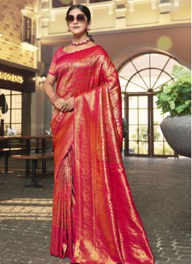 Kanjivaram Silk Designer Contemporary Style Saree