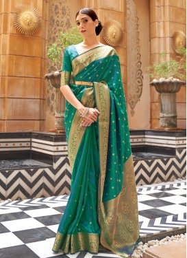 Kanjivaram Silk Designer Contemporary Style Saree