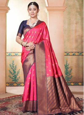 Kanjivaram Silk Designer Traditional Saree For Ceremonial
