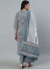 Cotton Print Work Readymade Salwar Suit - 1