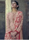 Crepe Silk Designer Semi Patiala Salwar Suit For Casual - 1