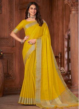Khadi Silk Designer Contemporary Style Saree