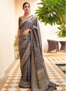 Khadi Silk Traditional Designer Saree