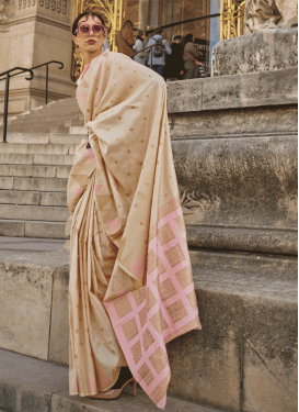 Khadi Silk Woven Work Designer Contemporary Saree