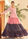 Faux Georgette Floor Length Trendy Gown For Festival - 1