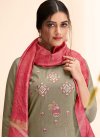 Embroidered Work Readymade Designer Salwar Suit For Ceremonial - 1