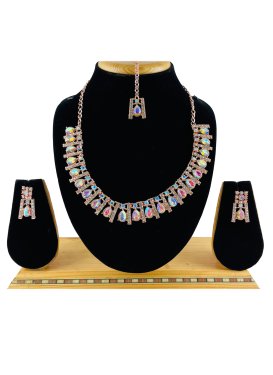 Lordly Alloy Stone Work Necklace Set