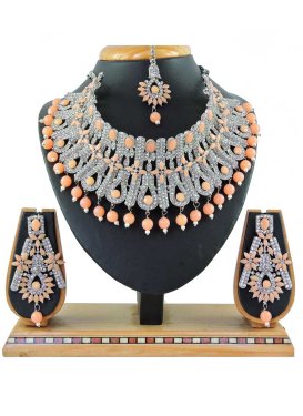 Lordly Beads Work Necklace Set