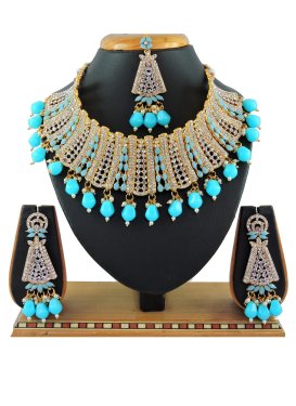 Lordly Diamond Work Jewellery Set For Festival