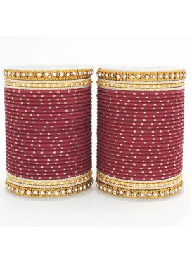 Lordly Stone Work Bangles For Party