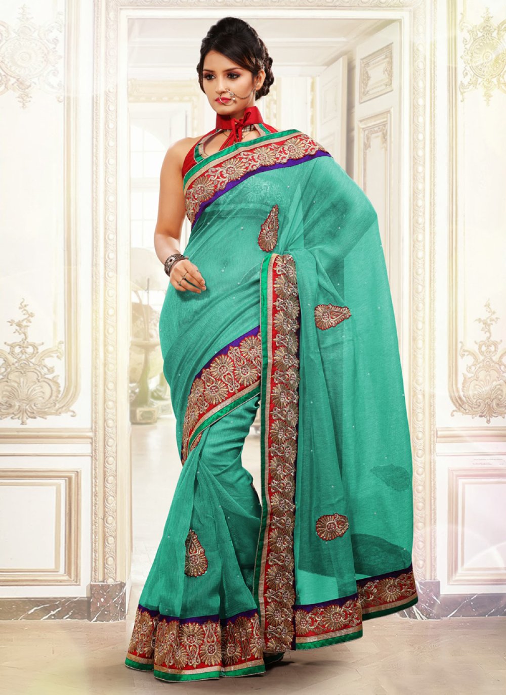 Green Handloom Jute Silk Saree |Festive collection|Diwali Special – The  Phoenix Company