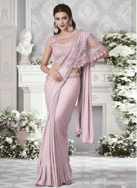 Lycra Different Style Saree For Ceremonial