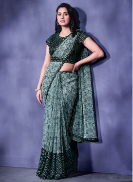 Lycra Trendy Classic Saree For Party