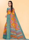 Cotton Silk Designer Contemporary Style Saree - 2