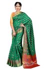 Green and Red Designer Traditional Saree For Ceremonial - 2